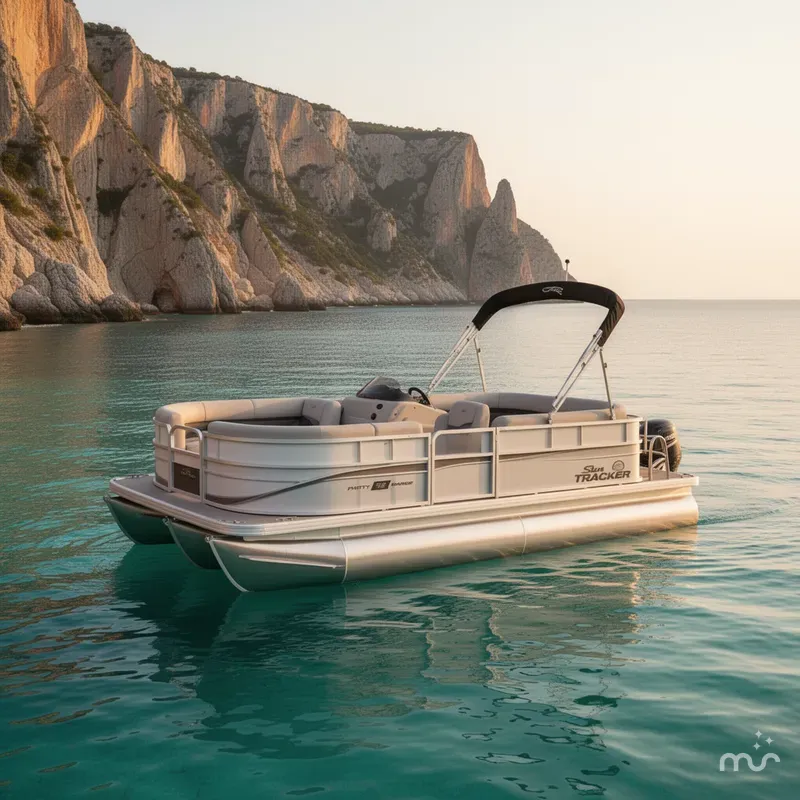 The Image of Sun Tracker Party Barge 16 DLX 2026 - 0