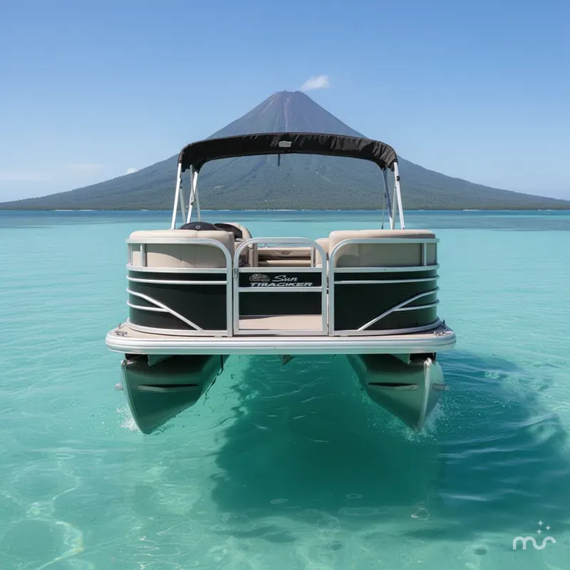 Slide: The Image of Sun Tracker Fishin' Barge 20 DLX 2023 - 1