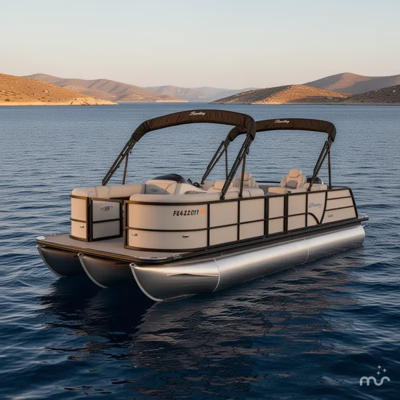 Slide: The Image of Bentley Pontoons Legacy 243 Swingback 2023 - 2