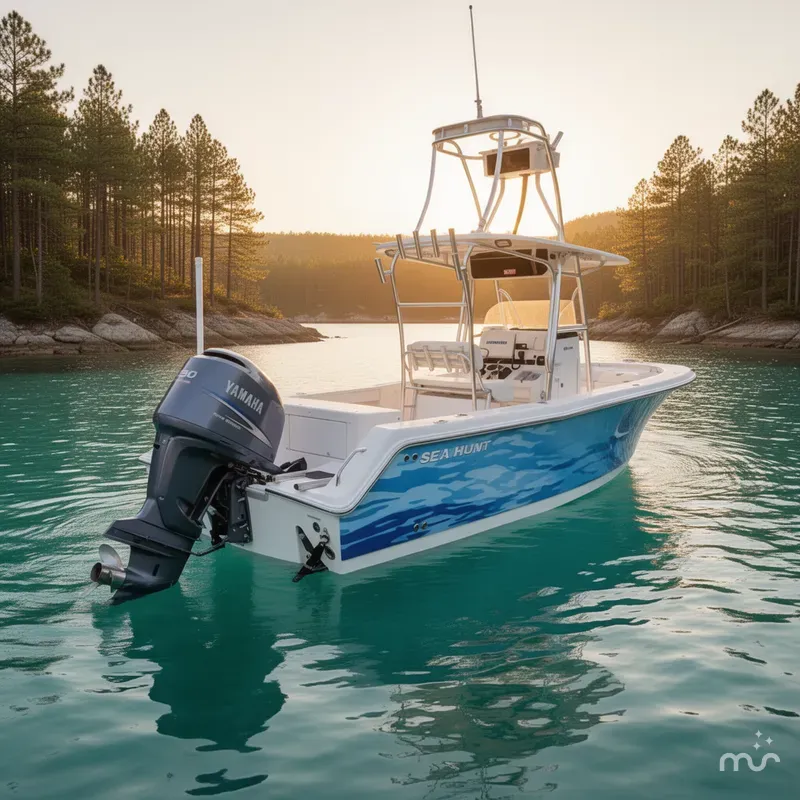 Slide: The Image of Sea Hunt Triton 240 2011 - 3