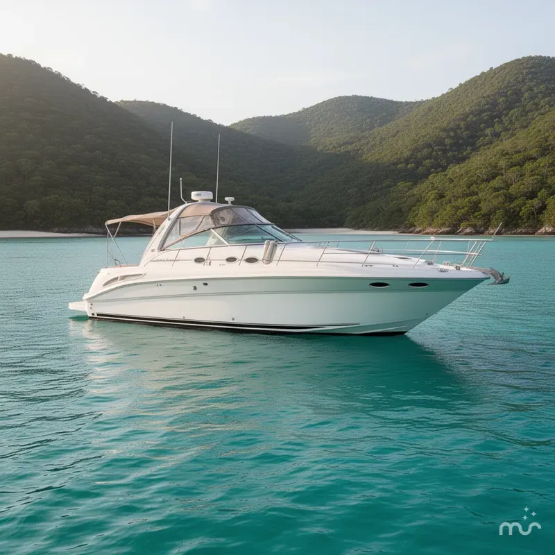 Slide: The Image of Sea Ray 410 Express Cruiser 2003 - 2