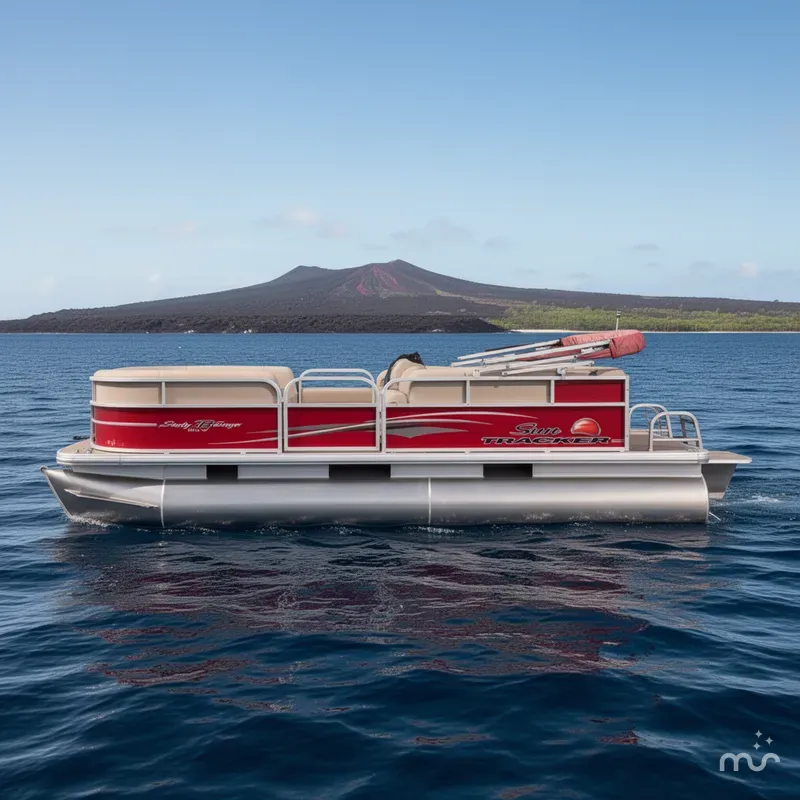 The Image of Sun Tracker Party Barge 18 DLX 2016 - 0