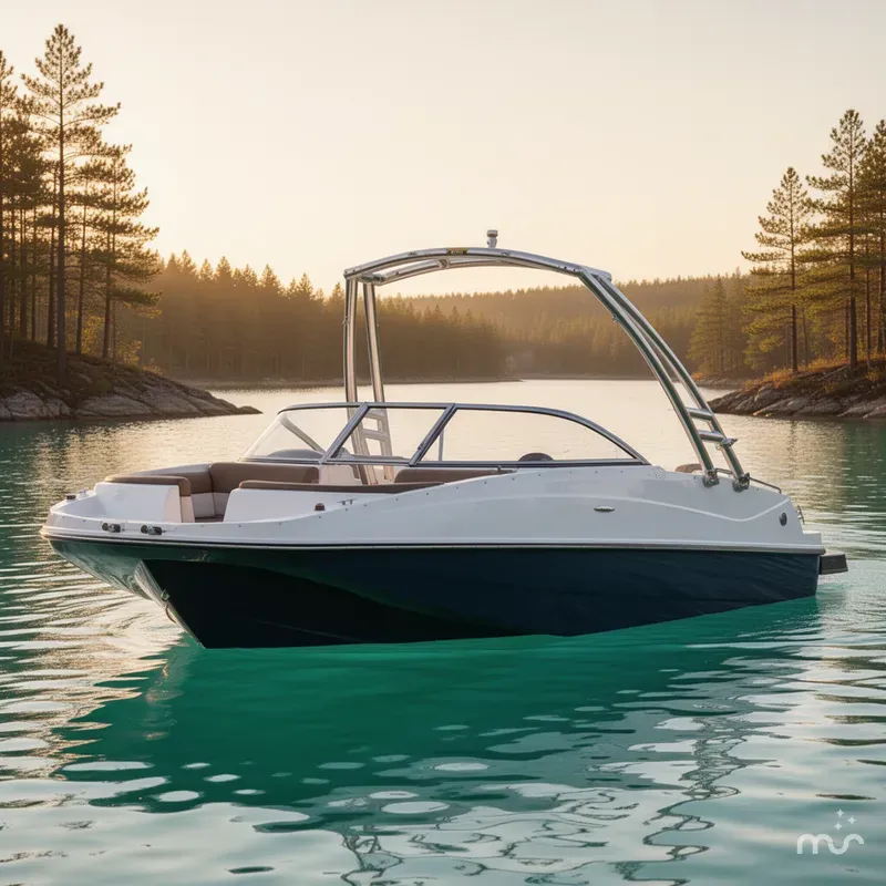Slide: The Image of Bayliner 195 Deck Boat 2018 - 2