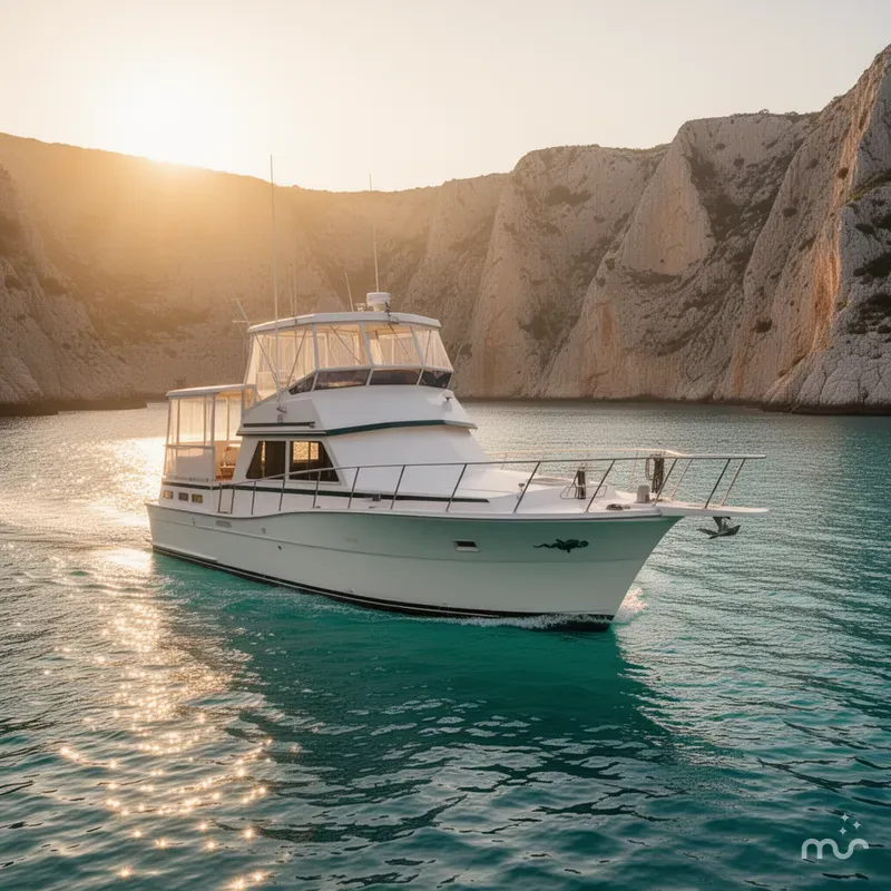Slide: The Image of Viking Dbl Cabin Motor Yacht 1987 - 2
