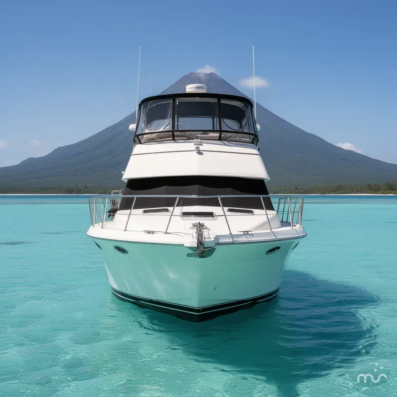 Slide: The Image of Carver Yachts 355 Aft Cabin Motor Yacht 1998 - 1