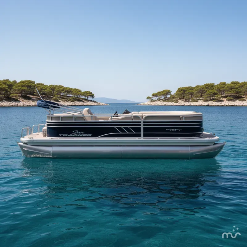 The Image of Sun Tracker Party Barge 20 DLX 2021 - 0