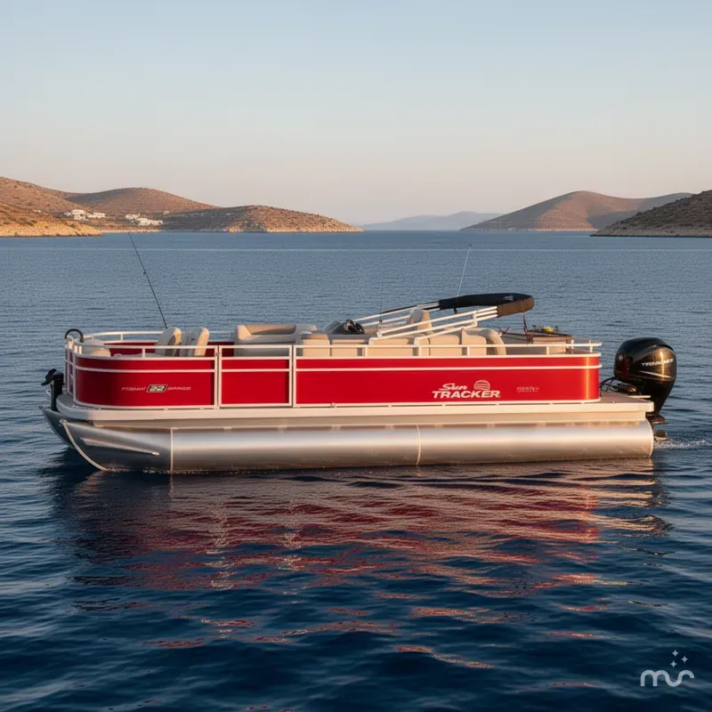 Slide: The Image of Sun Tracker Fishin' Barge 22 DLX 2026 - 2