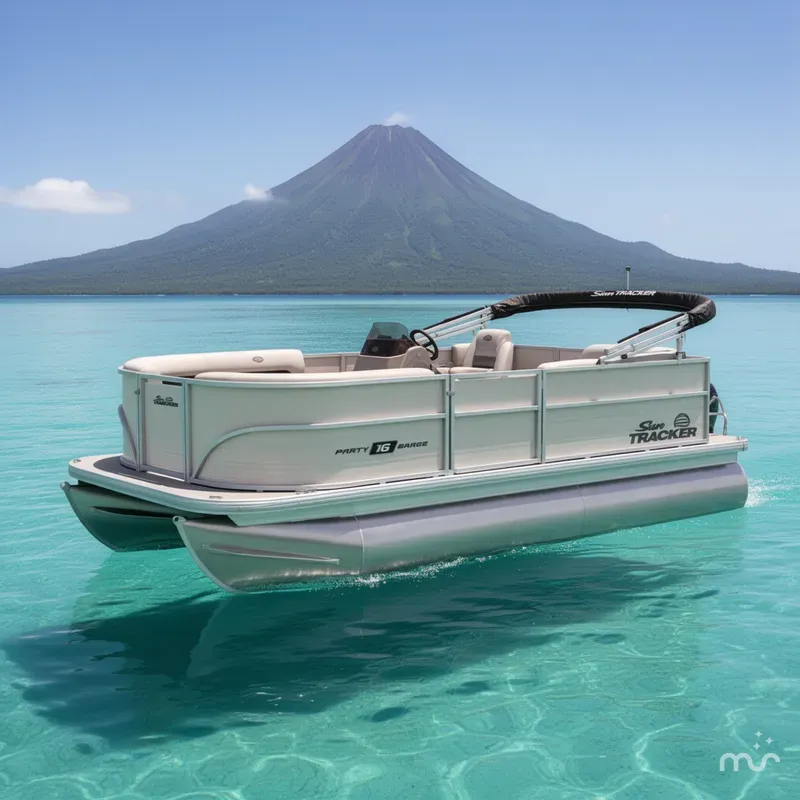 The Image of Sun Tracker Party Barge 16 DLX 2026 - 0