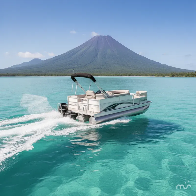 Slide: The Image of Sun Tracker Party Barge 16 DLX 2026 - 4