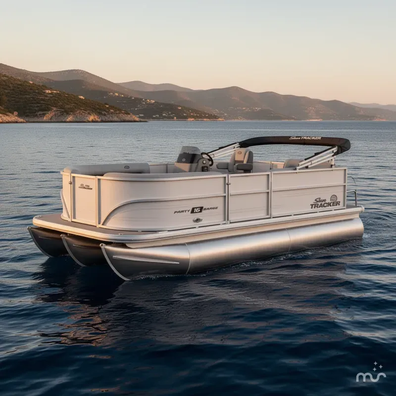 The Image of Sun Tracker Party Barge 16 DLX 2026 - 0