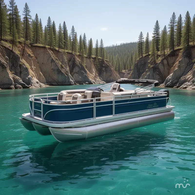 The Image of Sun Tracker Fishin' Barge 20 DLX 2026 - 0