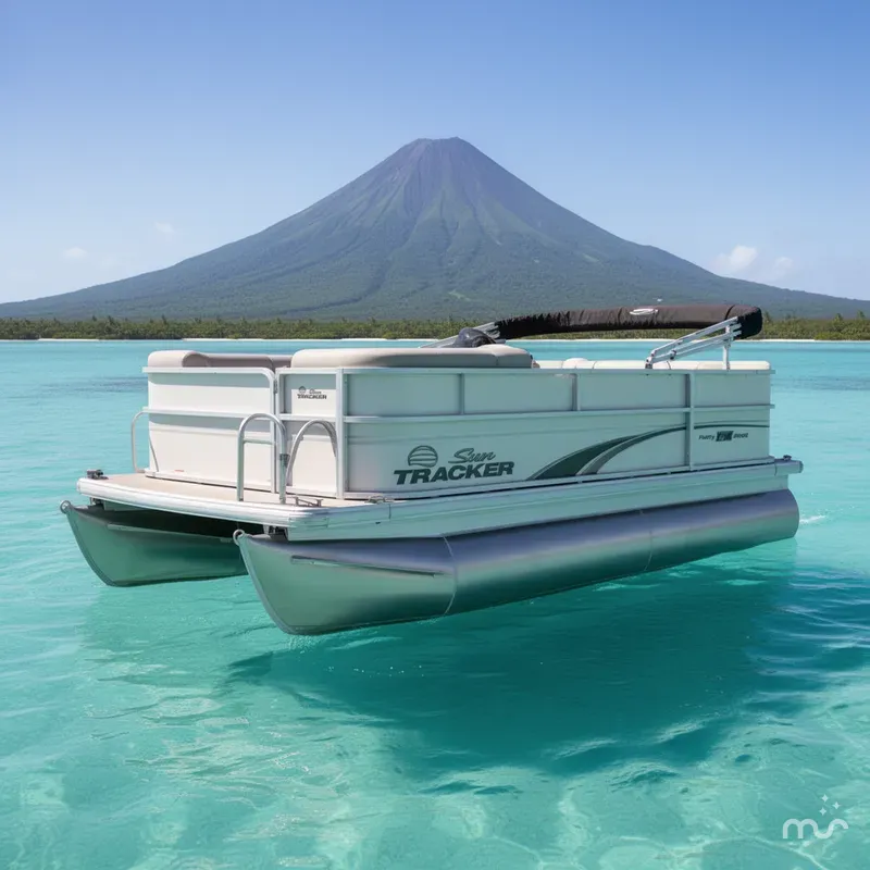 The Image of Sun Tracker Party Barge 16 DLX 2026 - 0