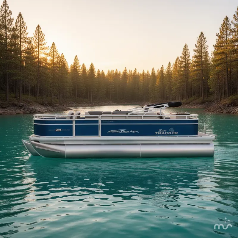 Slide: The Image of Sun Tracker Fishin' Barge 20 DLX 2026 - 2