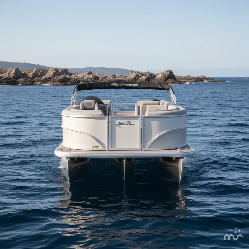 Slide: The Image of Sun Tracker Party Barge 20 DLX 2026 - 3