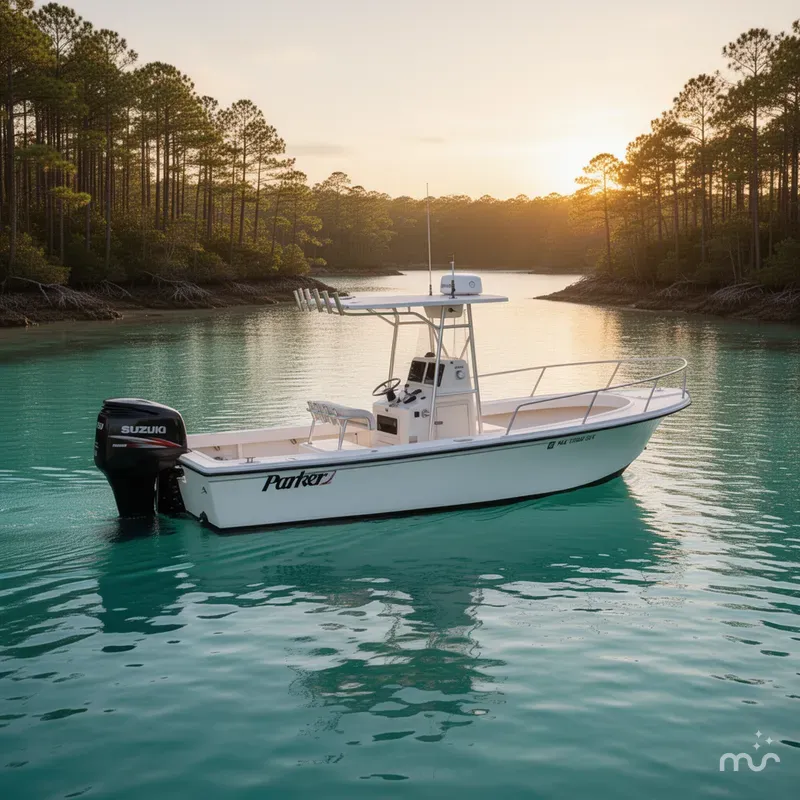 The Image of Parker Marine 23SE Center Console 2006 - 0