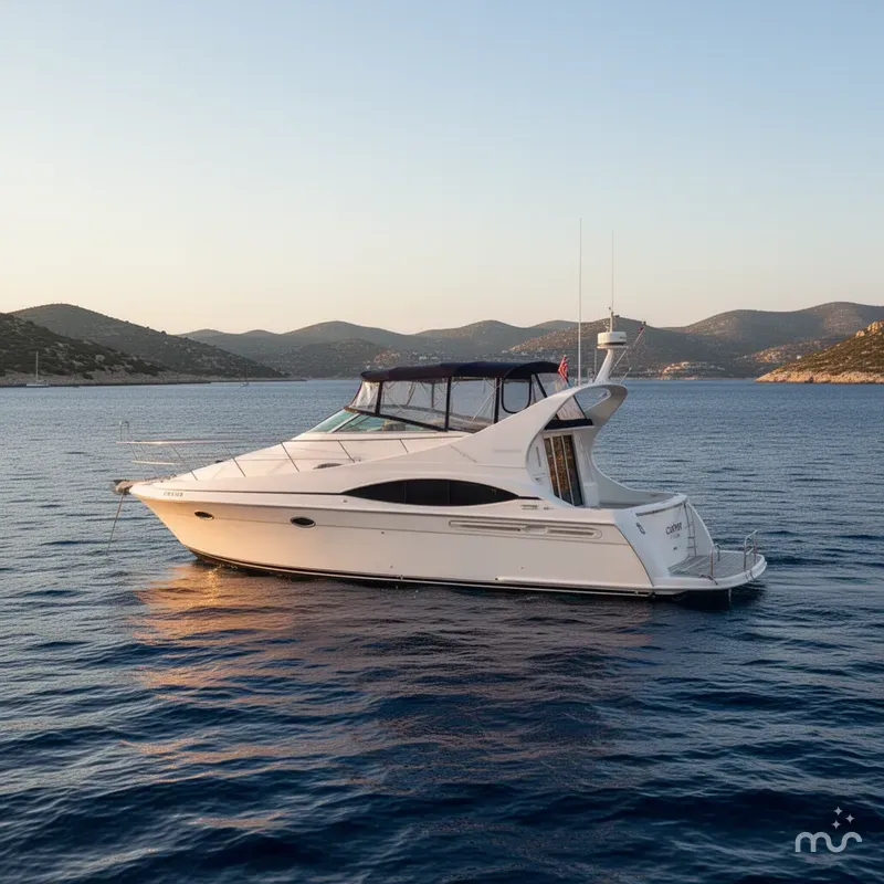 Slide: The Image of Carver Yachts 350 Mariner 1998 - 2