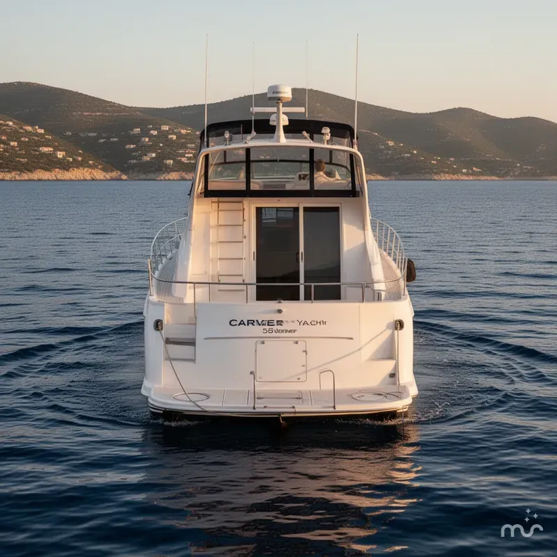 Slide: The Image of Carver Yachts 350 Mariner 1998 - 3