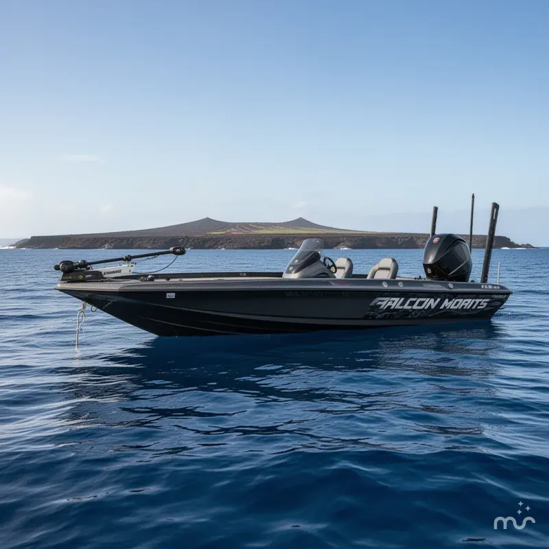 Slide: The Image of Falcon Boats F21TE 2023 - 2