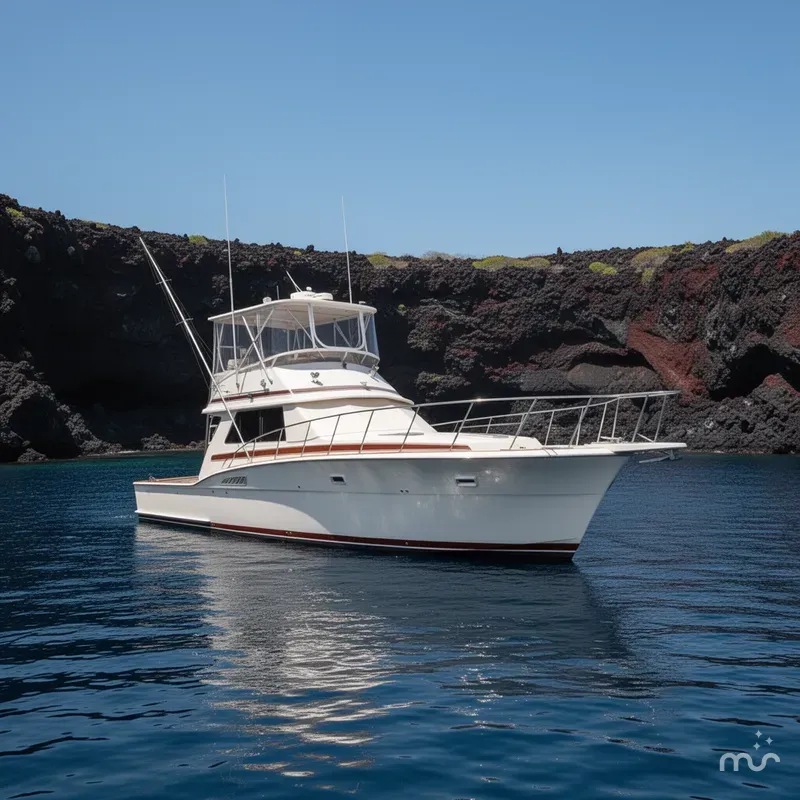 Slide: The Image of Chris-Craft 422 Commander 1987 - 1