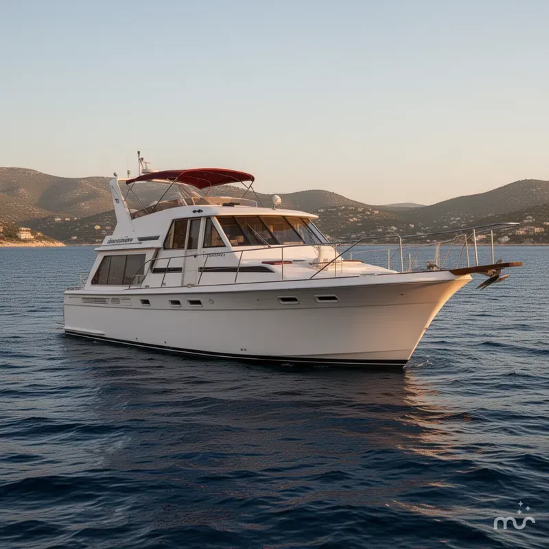 Slide: The Image of Bayliner 4550 Motoryacht 1986 - 2