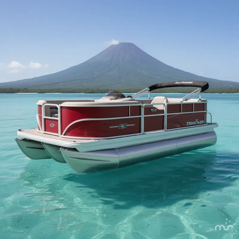The Image of Sun Tracker Party Barge 16 DLX 2026 - 0