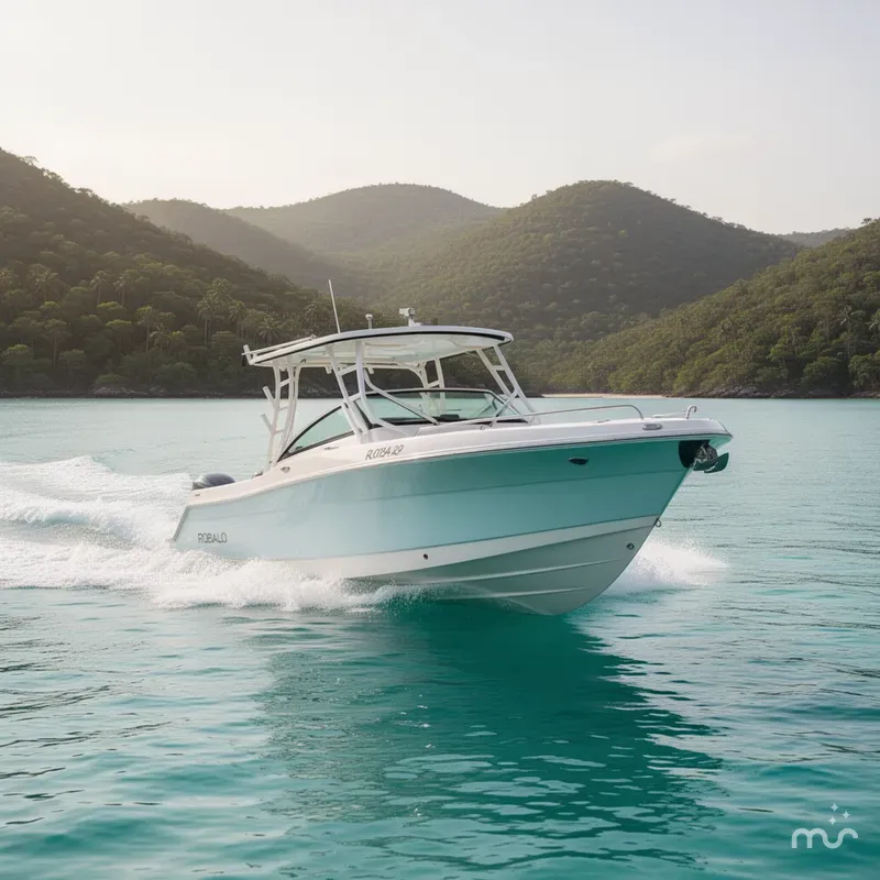 Slide: The Image of Robalo R247 Dual Console 2018 - 1