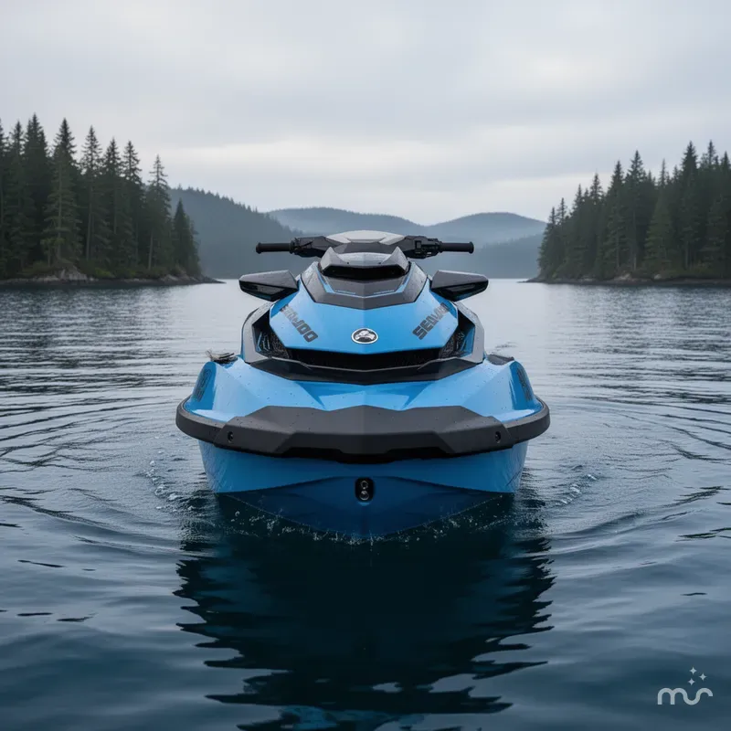 Slide: The Image of Sea-Doo RXP-X™ 325 Tech, BRP Premium A, iBR Gulfstream Blu 2026 - 1