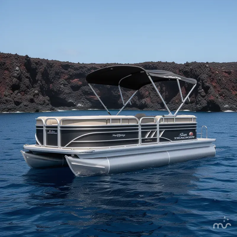 Slide: The Image of Sun Tracker Party Barge 20 DLX 2026 - 2
