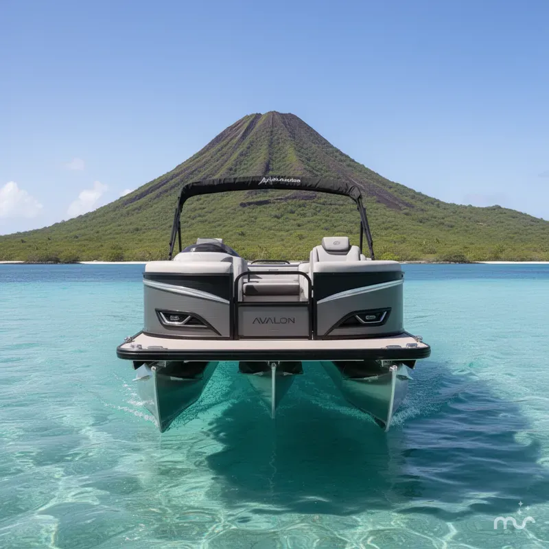 Slide: The Image of Avalon Avalon LSZ Versatile Rear Lounger - 25 FT w/200HP Mercury! 2026 - 1