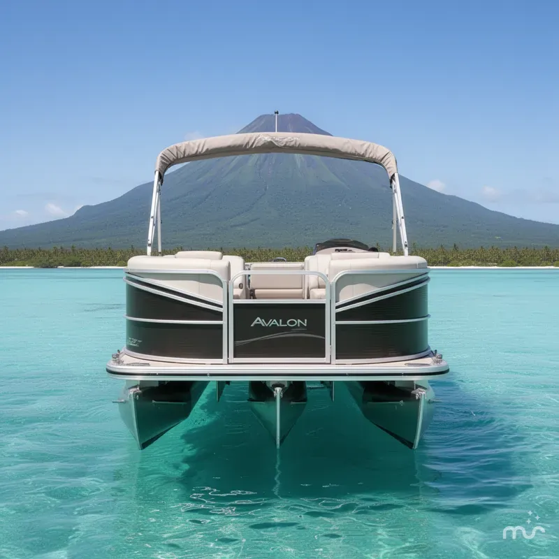 Slide: The Image of Avalon Avalon LSZ Versatile Rear Lounger - 25 FT w/ 200HP Mercury! 2026 - 1