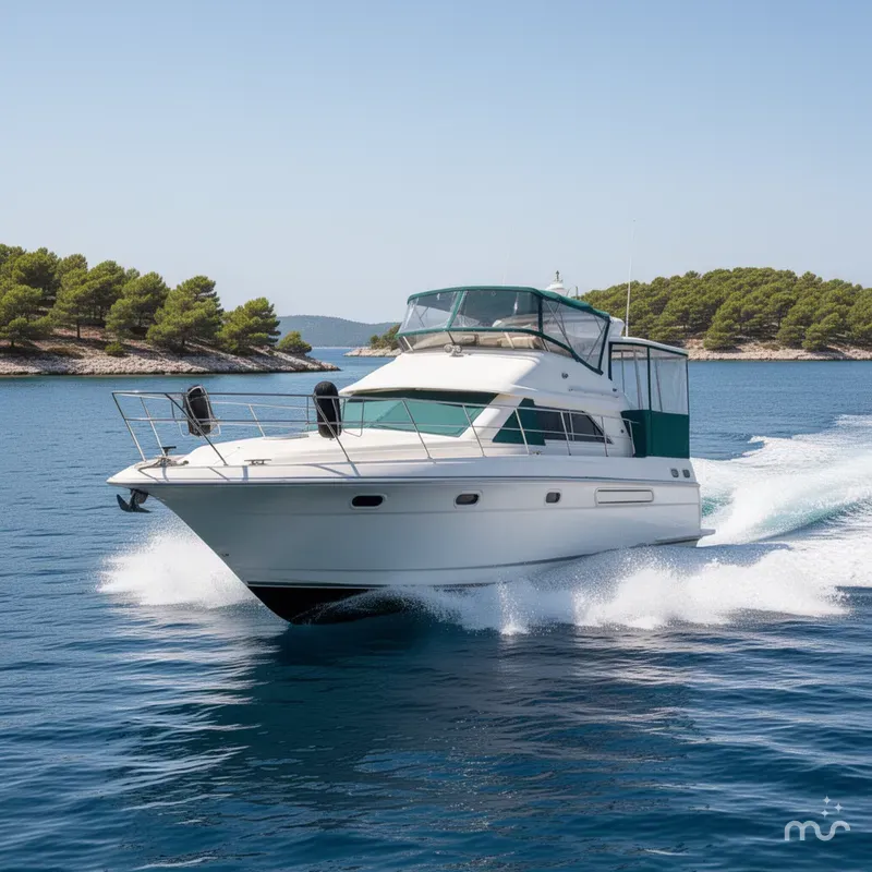 Slide: The Image of Cruisers Yachts 3650 Aft Cabin 1995 - 2