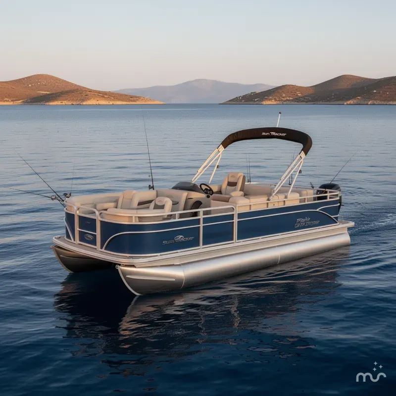 Slide: The Image of Sun Tracker Fishin' Barge 20 DLX 2026 - 2