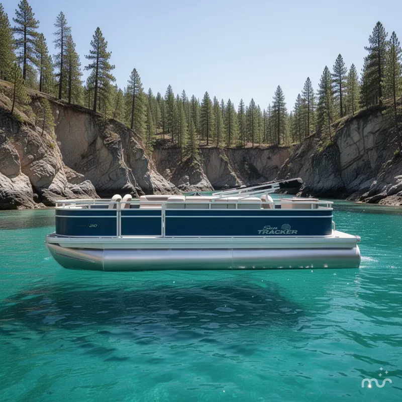 Slide: The Image of Sun Tracker Fishin' Barge 20 DLX 2026 - 2