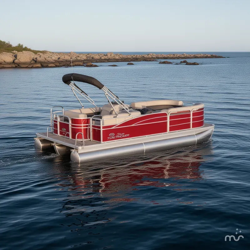 The Image of Sun Tracker Party Barge 18 DLX 2026 - 0