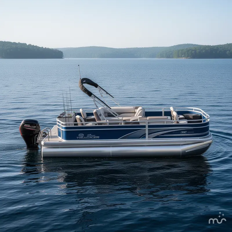 Slide: The Image of Sun Tracker Fishin' Barge 20 DLX 2026 - 0