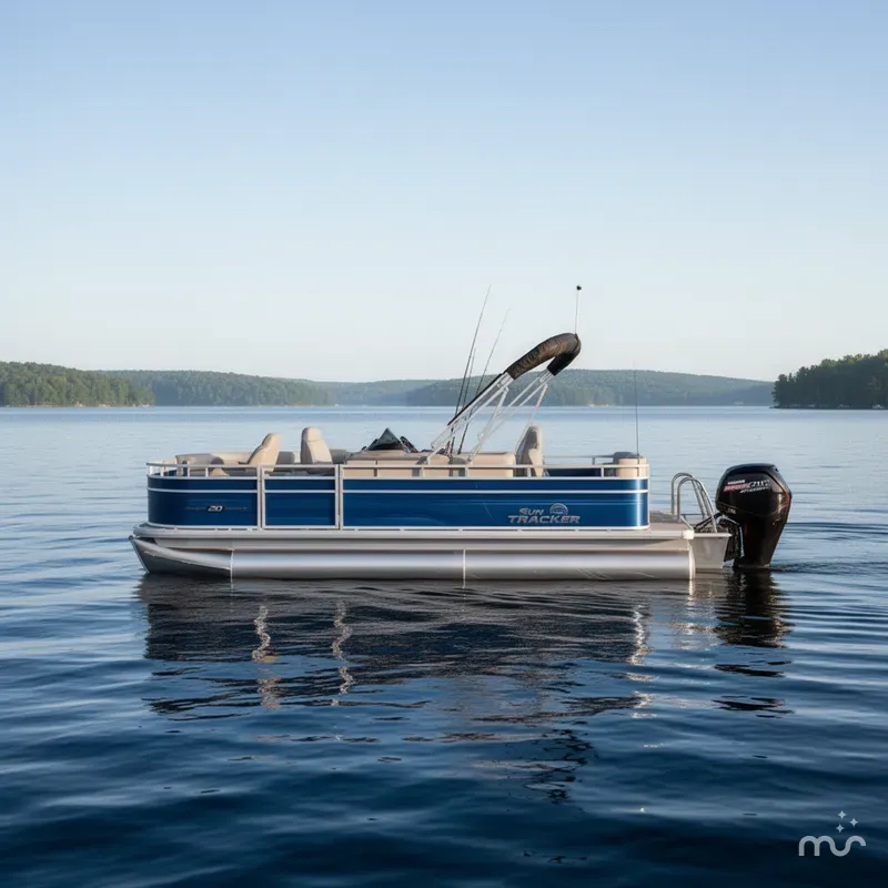 Slide: The Image of Sun Tracker Fishin' Barge 20 DLX 2026 - 1