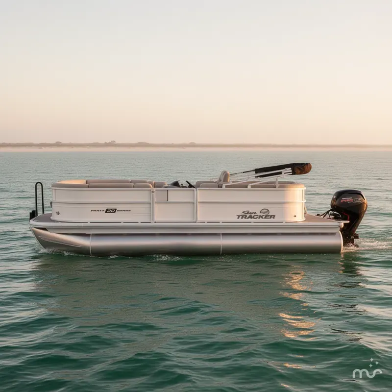 Slide: The Image of Sun Tracker Party Barge 20 DLX 2026 - 2