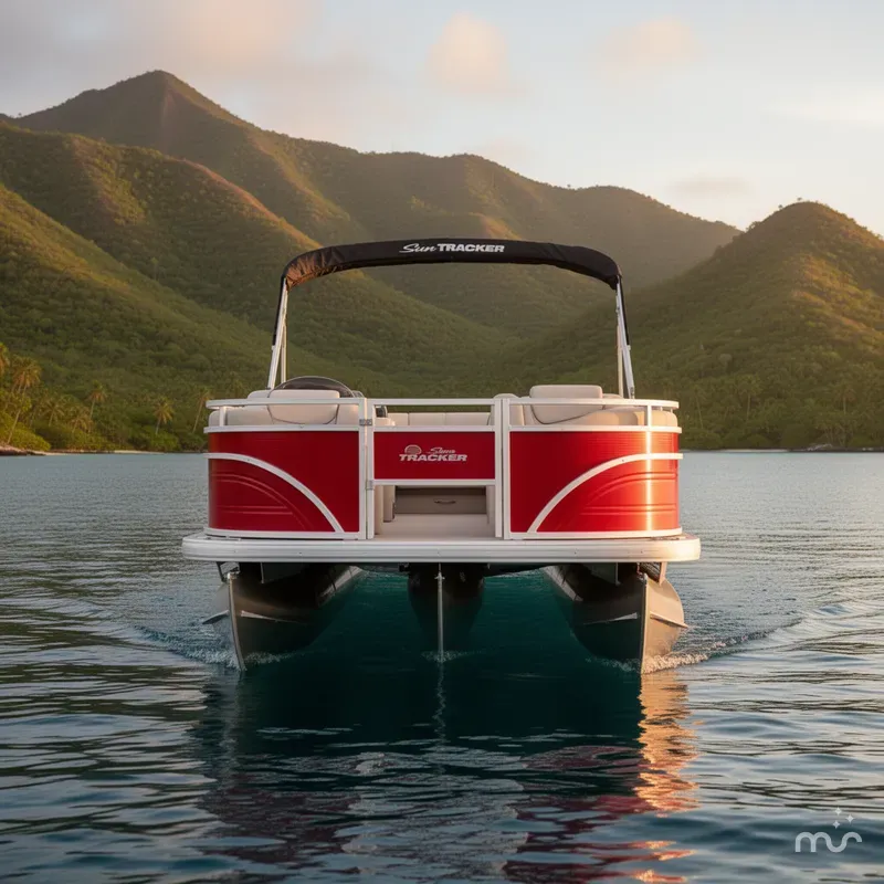 Slide: The Image of Sun Tracker Fishin' Barge 22 DLX 2026 - 1