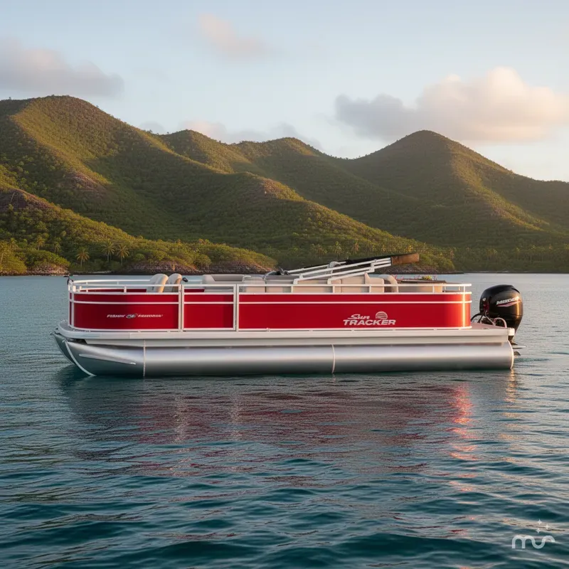 Slide: The Image of Sun Tracker Fishin' Barge 22 DLX 2026 - 2