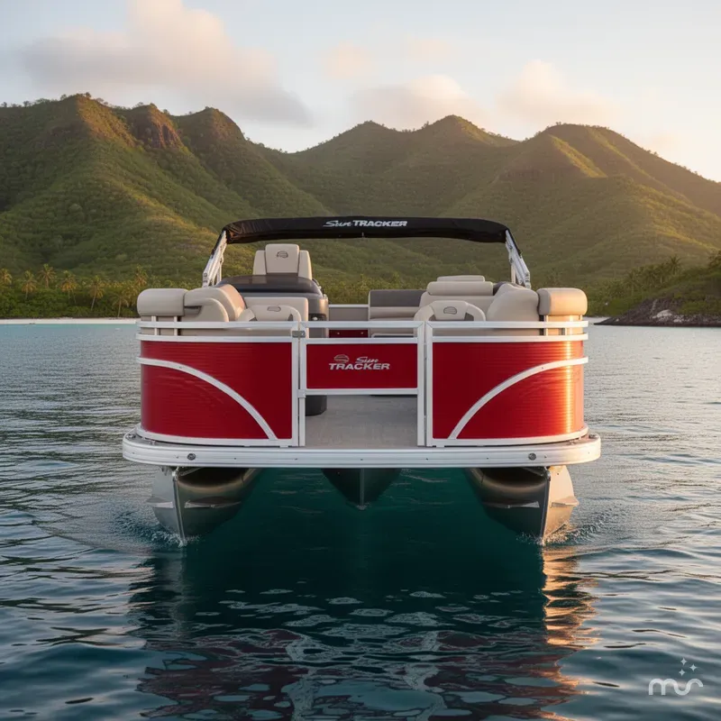 Slide: The Image of Sun Tracker Fishin' Barge 22 DLX 2026 - 3