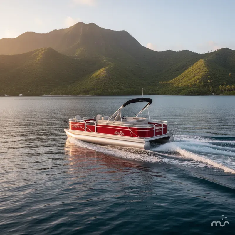Slide: The Image of Sun Tracker Fishin' Barge 22 DLX 2026 - 4
