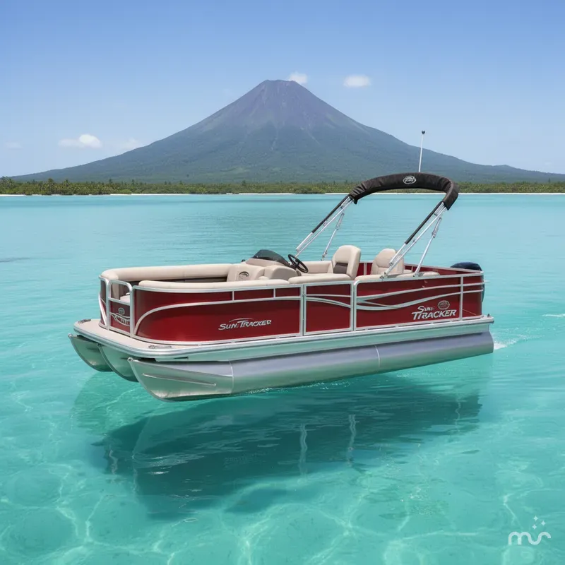 The Image of Sun Tracker Party Barge 18 DLX 2026 - 0