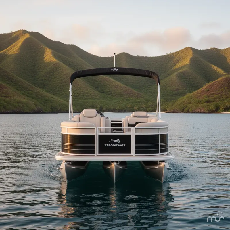 Slide: The Image of Sun Tracker Party Barge 22 RF DLX 2026 - 3