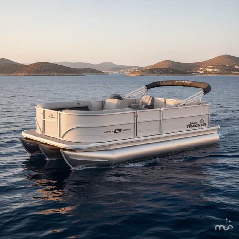 The Image of Sun Tracker Party Barge 16 DLX 2026 - 0