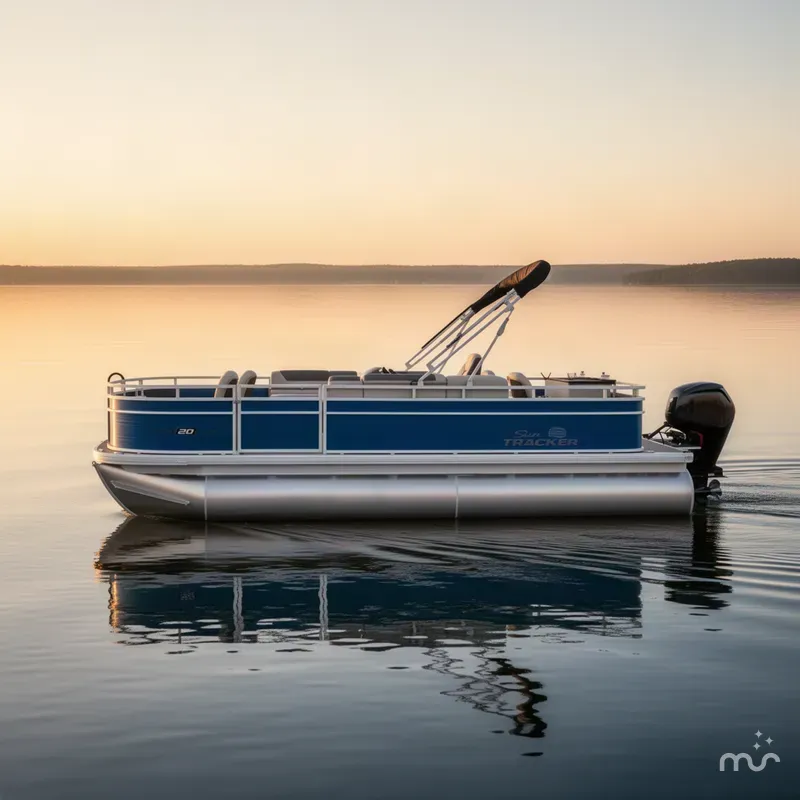 Slide: The Image of Sun Tracker Fishin' Barge 20 DLX 2026 - 1