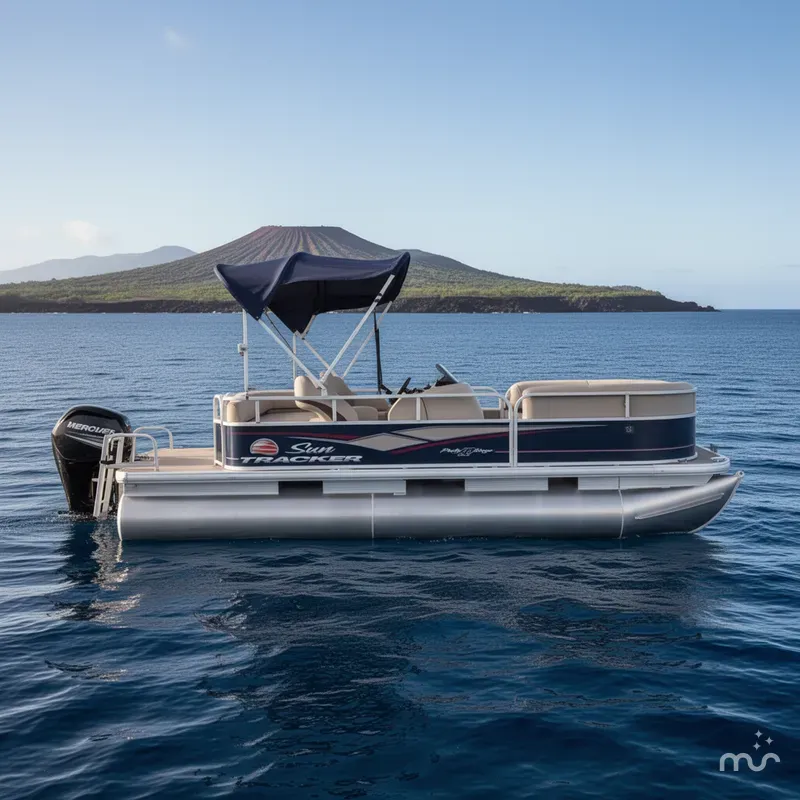The Image of Sun Tracker Party Barge 18 DLX 2019 - 0