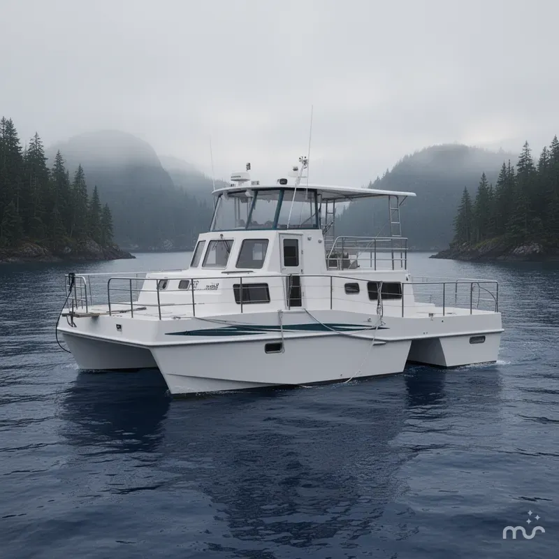 The Image of Endeavour 40 Trawler Catamaran 2006 - 0