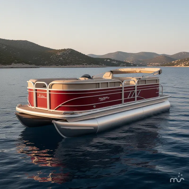 Slide: The Image of Sun Tracker Party Barge 20 DLX 2023 - 2