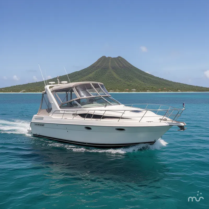 Slide: The Image of Bayliner 335 Cruiser 1995 - 1