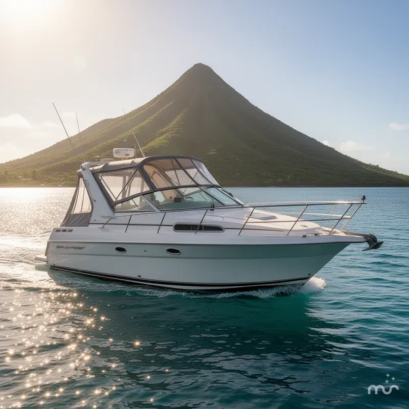 Slide: The Image of Bayliner 335 Cruiser 1995 - 2
